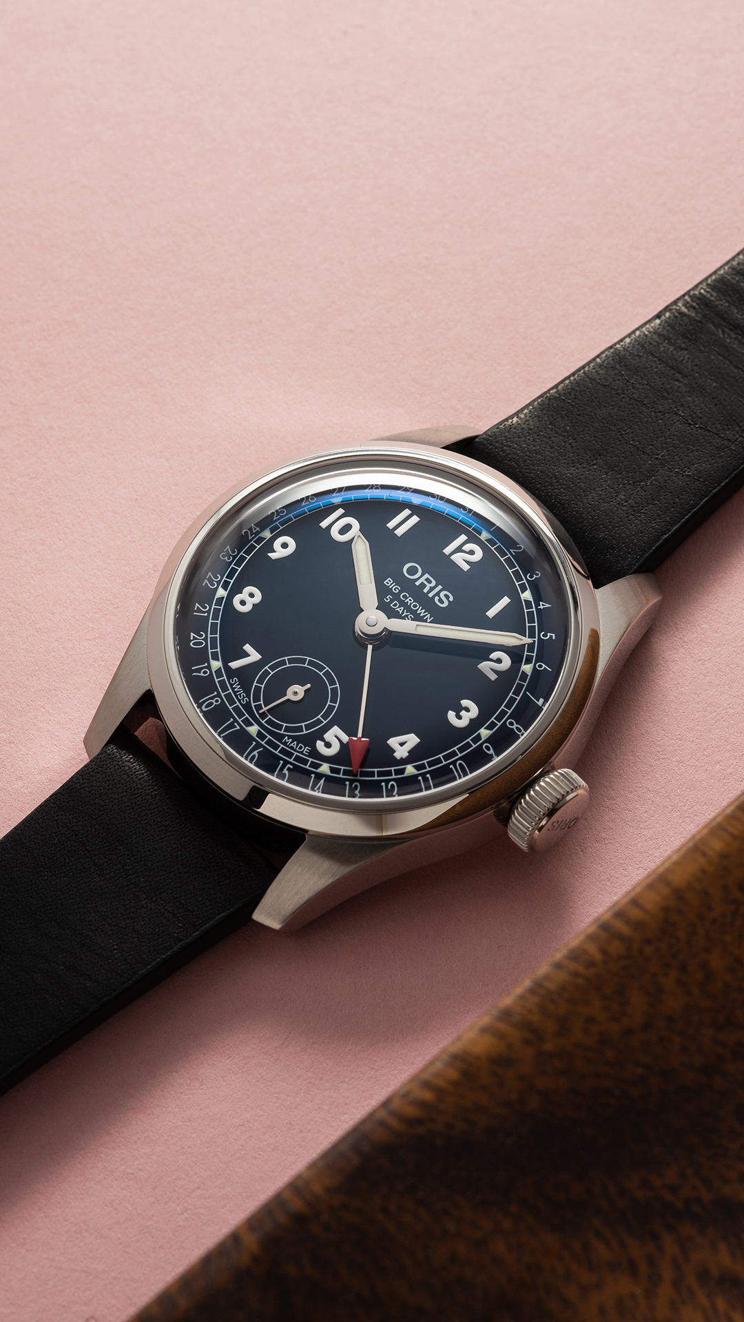 ORIS  Мужские швейцарские часы, автоматический механизм Cal.400, сталь, 38 мм
Резерв хода 5 суток
Гарантия на механизм 10 лет
